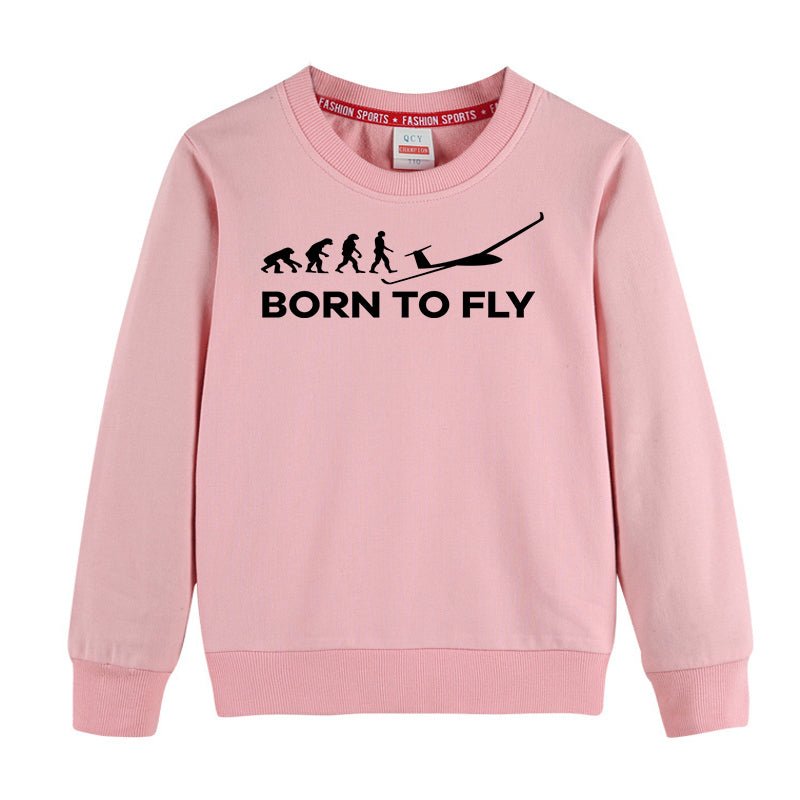 Born To Fly Glider Designed "CHILDREN" Sweatshirts