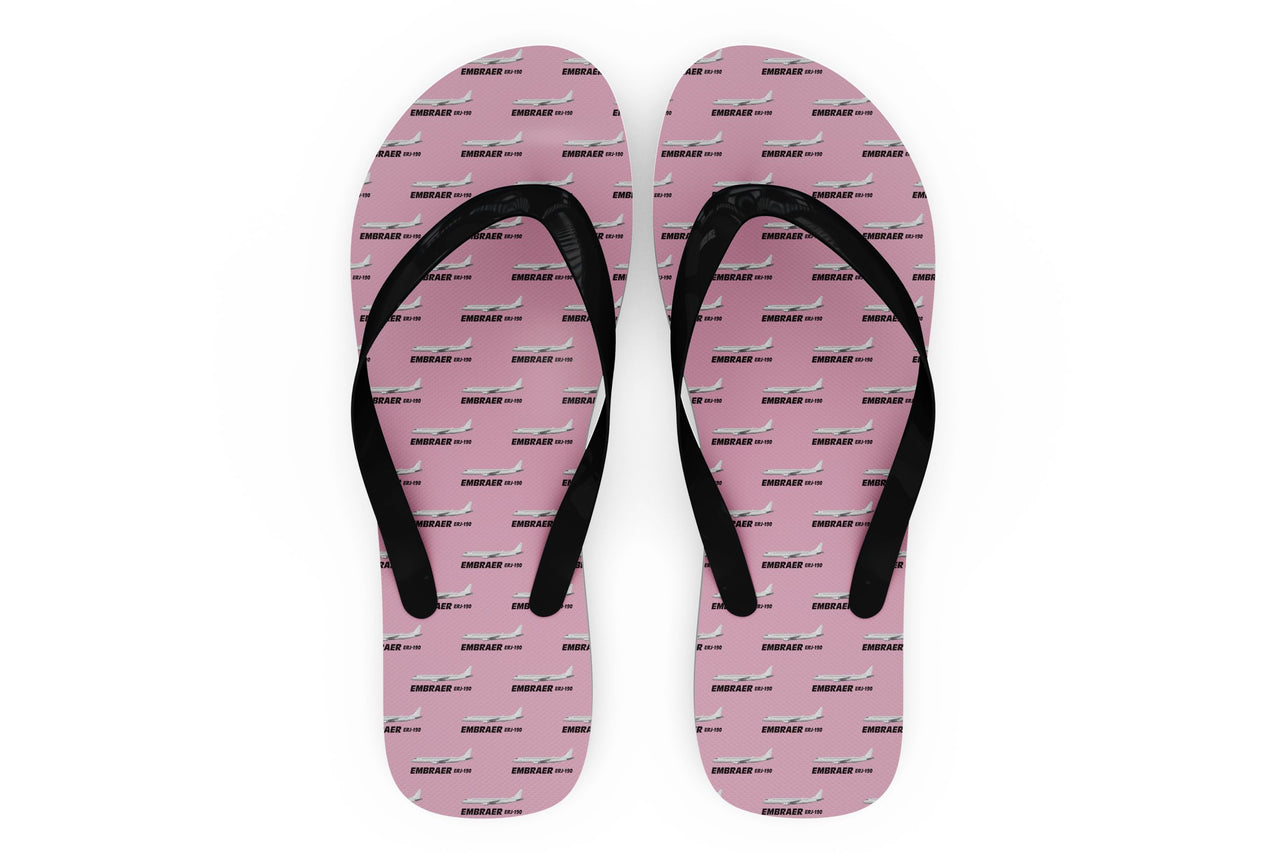 The Embraer ERJ-190 Designed Slippers (Flip Flops)