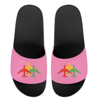 Thumbnail for Colourful 3 Airplanes Designed Sport Slippers