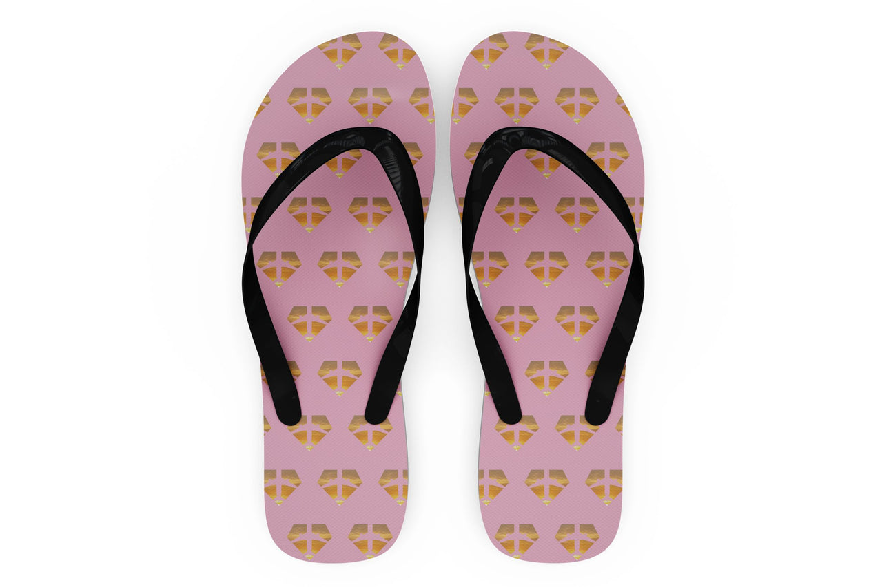 Supermen of The Skies (Sunset) Designed Slippers (Flip Flops)