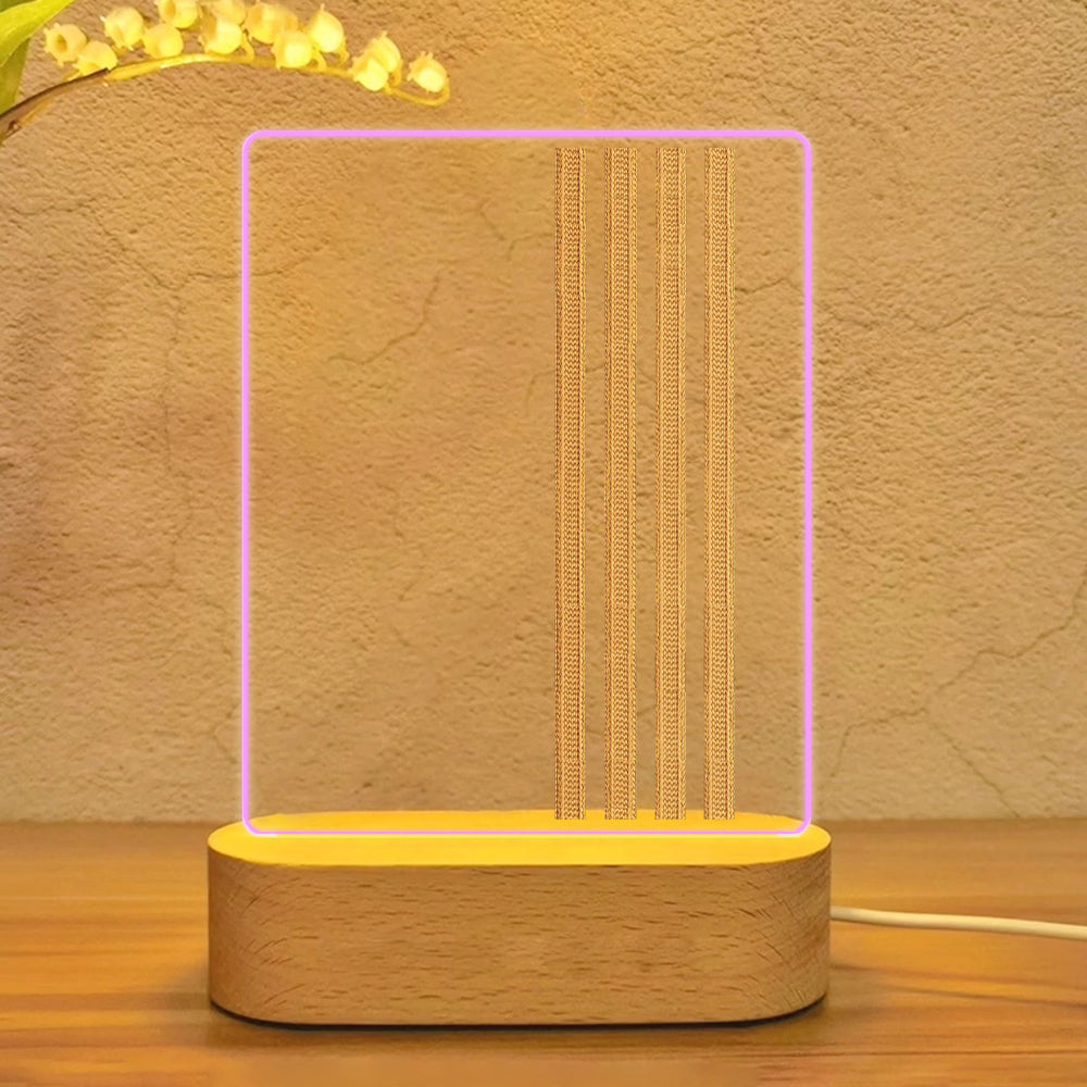 Special Pilot Epaulettes 4 Lines Designed Night Lamp