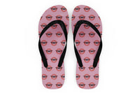 Thumbnail for Ready for Departure Designed Slippers (Flip Flops)