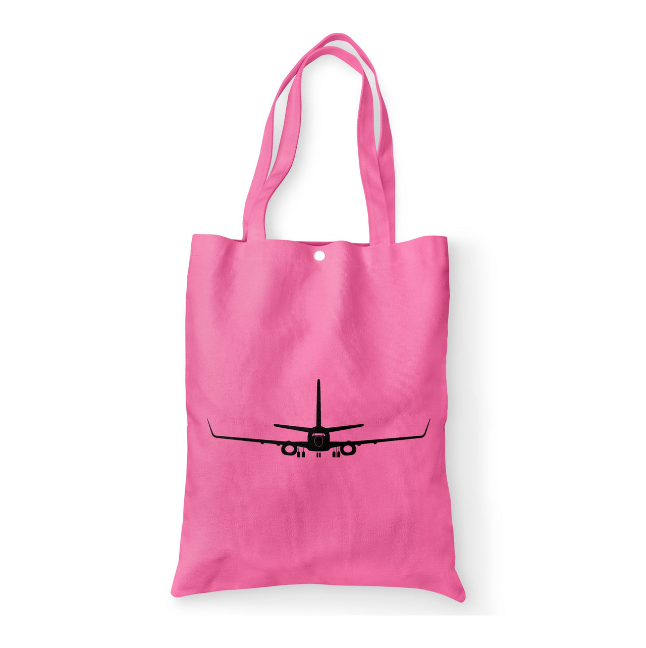 Boeing 737-800NG Silhouette Designed Tote Bags
