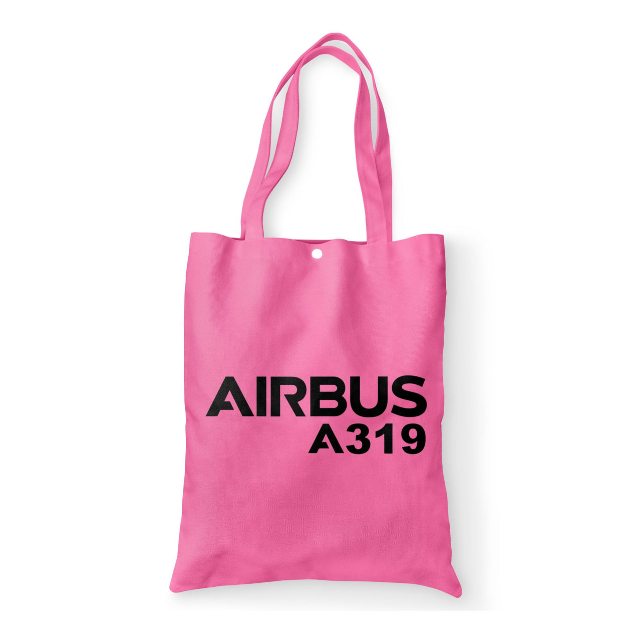 Airbus A319 & Text Designed Tote Bags