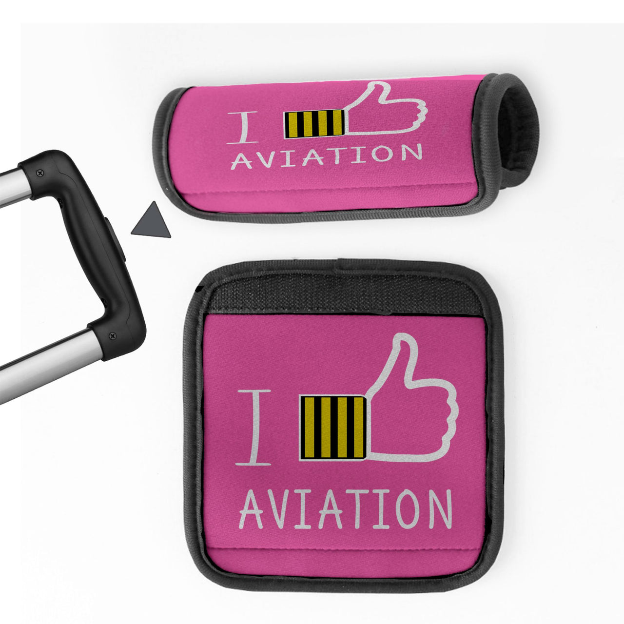 I Like Aviation Designed Neoprene Luggage Handle Covers