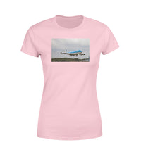 Thumbnail for Landing KLM's Boeing 747 Designed Women T-Shirts