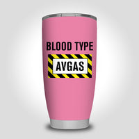 Thumbnail for Blood Type AVGAS Designed Tumbler Travel Mugs