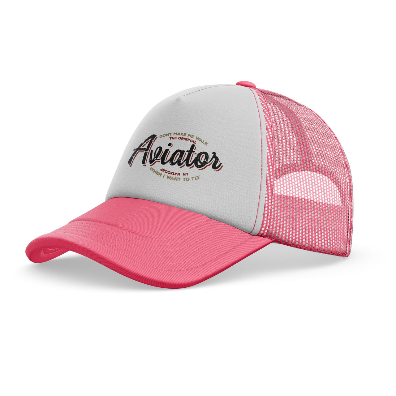 Aviator - Dont Make Me Walk Designed Trucker Caps & Hats