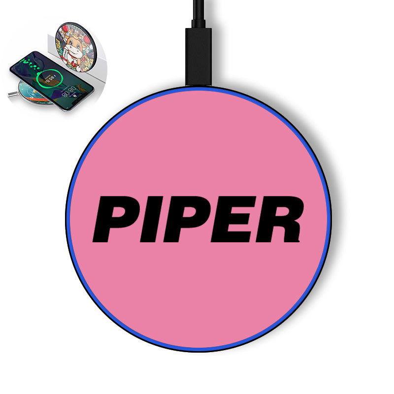 Piper & Text Designed Wireless Chargers