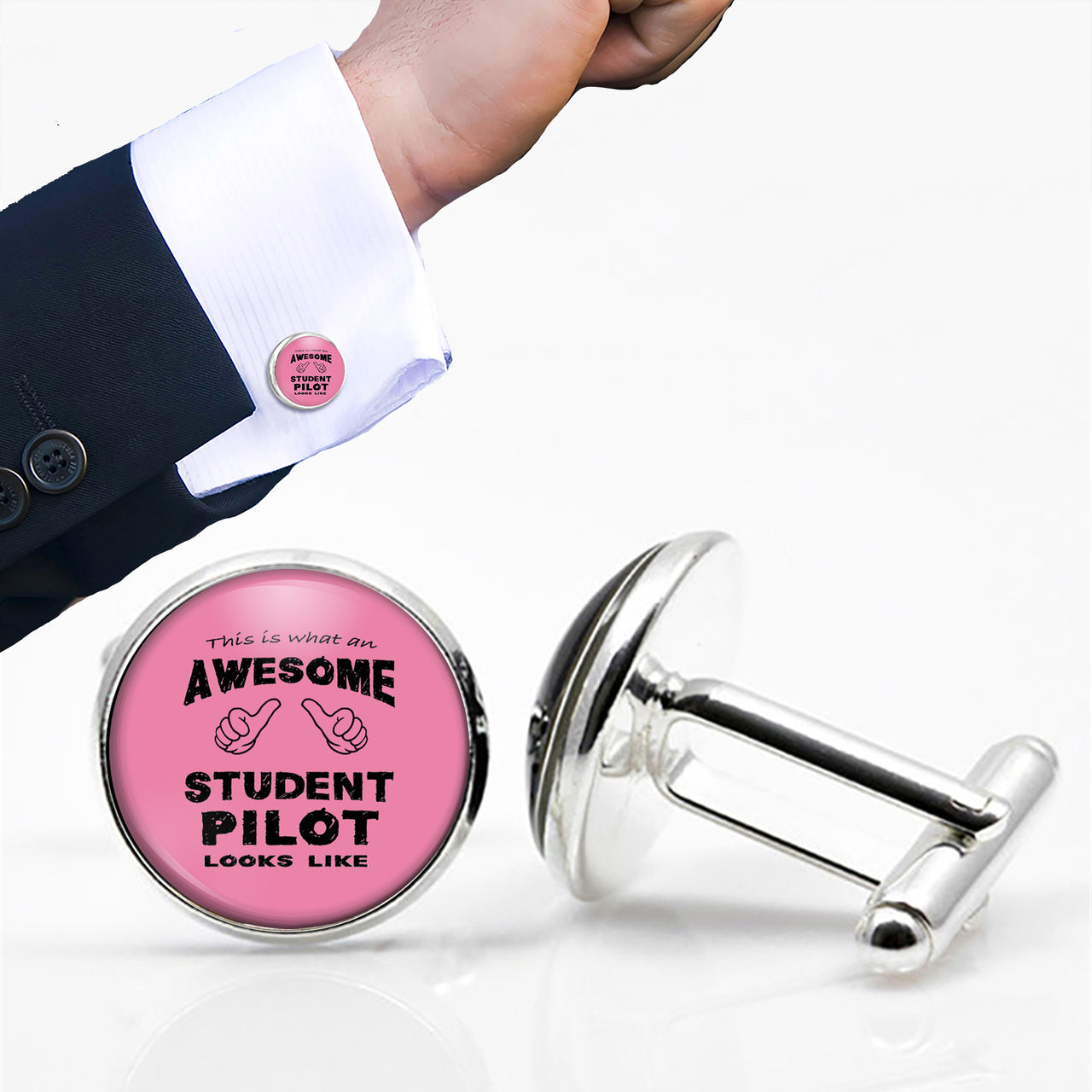 Student Pilot Designed Cuff Links