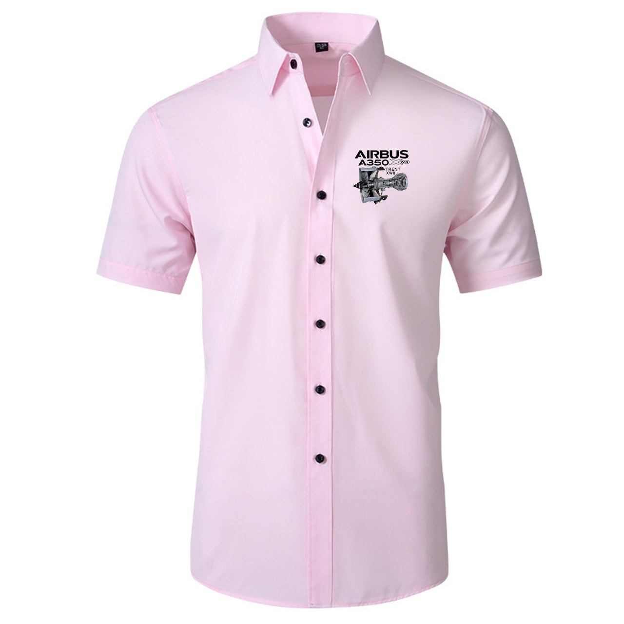 Airbus A350 & Trent Wxb Engine Designed Short Sleeve Shirts