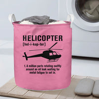 Thumbnail for Helicopter [Noun] Designed Laundry Baskets