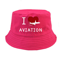 Thumbnail for I Love Aviation Designed Summer & Stylish Hats