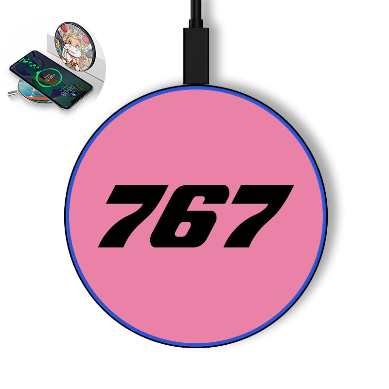 767 Flat Text Designed Wireless Chargers