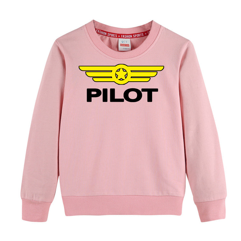 Pilot & Badge Designed "CHILDREN" Sweatshirts