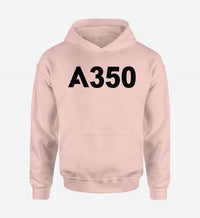 Thumbnail for A350 Flat Text Designed Hoodies