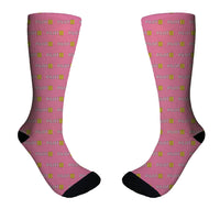 Thumbnail for Pilot & Stripes (3 Lines) Designed Socks