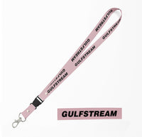 Thumbnail for Gulfstream & Text Designed Detachable Lanyard & ID Holders