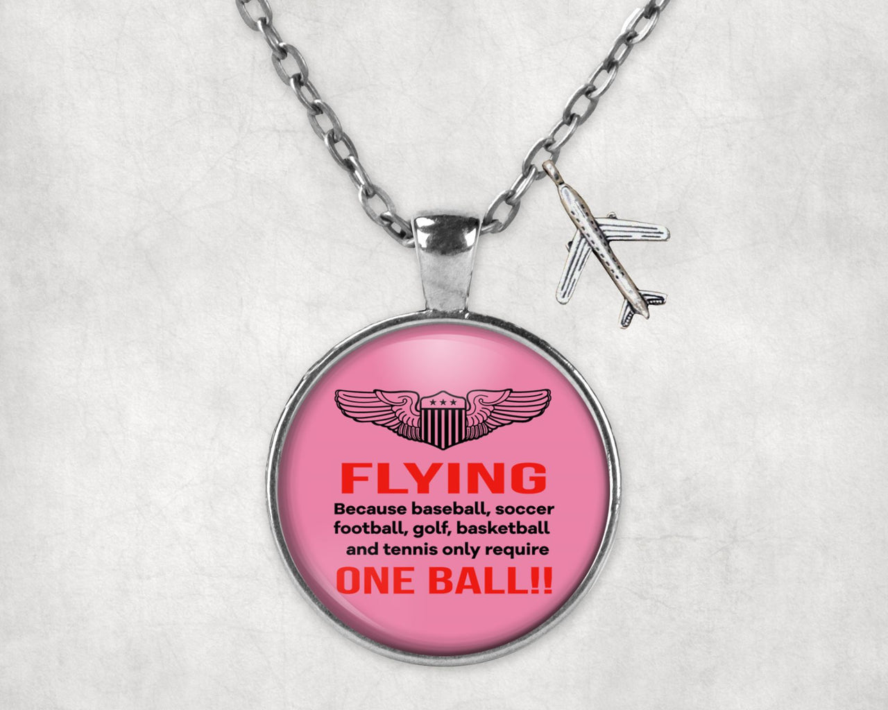Flying One Ball Designed Necklaces