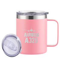 Thumbnail for Airbus A320 & Plane Designed Stainless Steel Laser Engraved Mugs