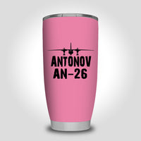 Thumbnail for Antonov AN-26 & Plane Designed Tumbler Travel Mugs