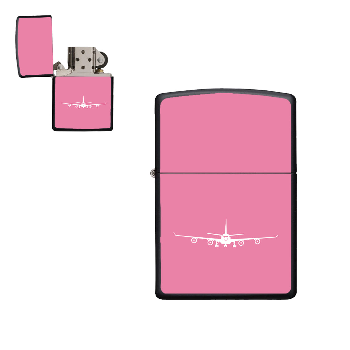 Airbus A340 Silhouette Designed Metal Lighters