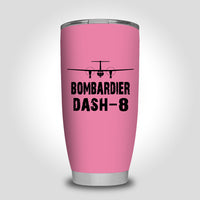 Thumbnail for Bombardier Dash-8 & Plane Designed Tumbler Travel Mugs