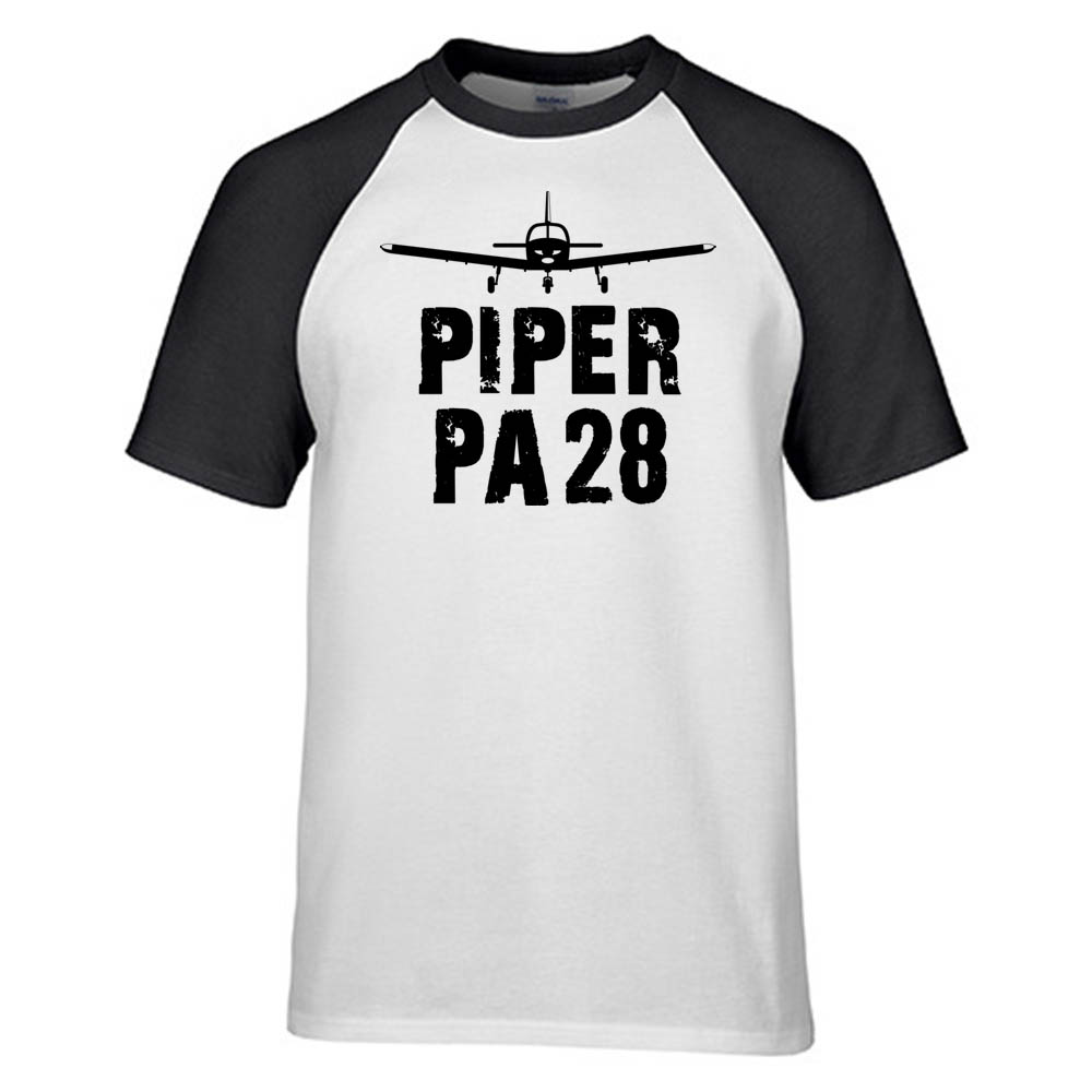 Piper PA28 & Plane Designed Raglan T-Shirts