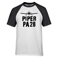 Thumbnail for Piper PA28 & Plane Designed Raglan T-Shirts