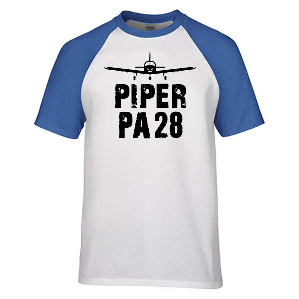Piper PA28 & Plane Designed Raglan T-Shirts