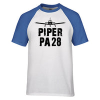Thumbnail for Piper PA28 & Plane Designed Raglan T-Shirts