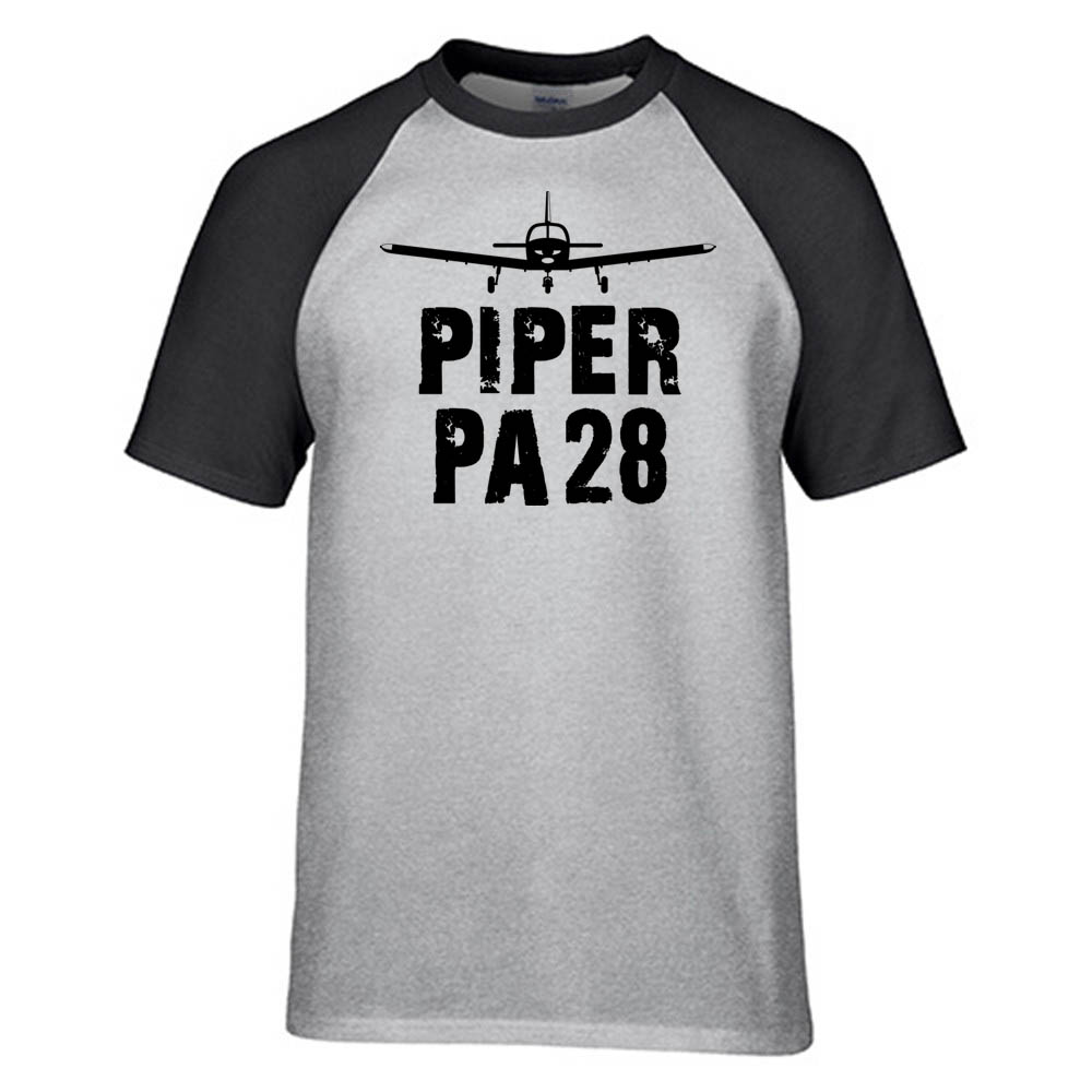 Piper PA28 & Plane Designed Raglan T-Shirts
