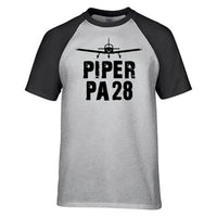 Thumbnail for Piper PA28 & Plane Designed Raglan T-Shirts