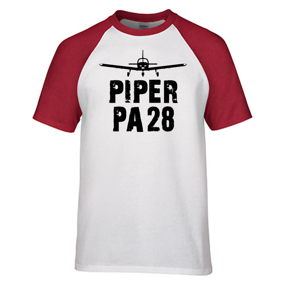 Piper PA28 & Plane Designed Raglan T-Shirts