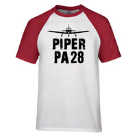Thumbnail for Piper PA28 & Plane Designed Raglan T-Shirts