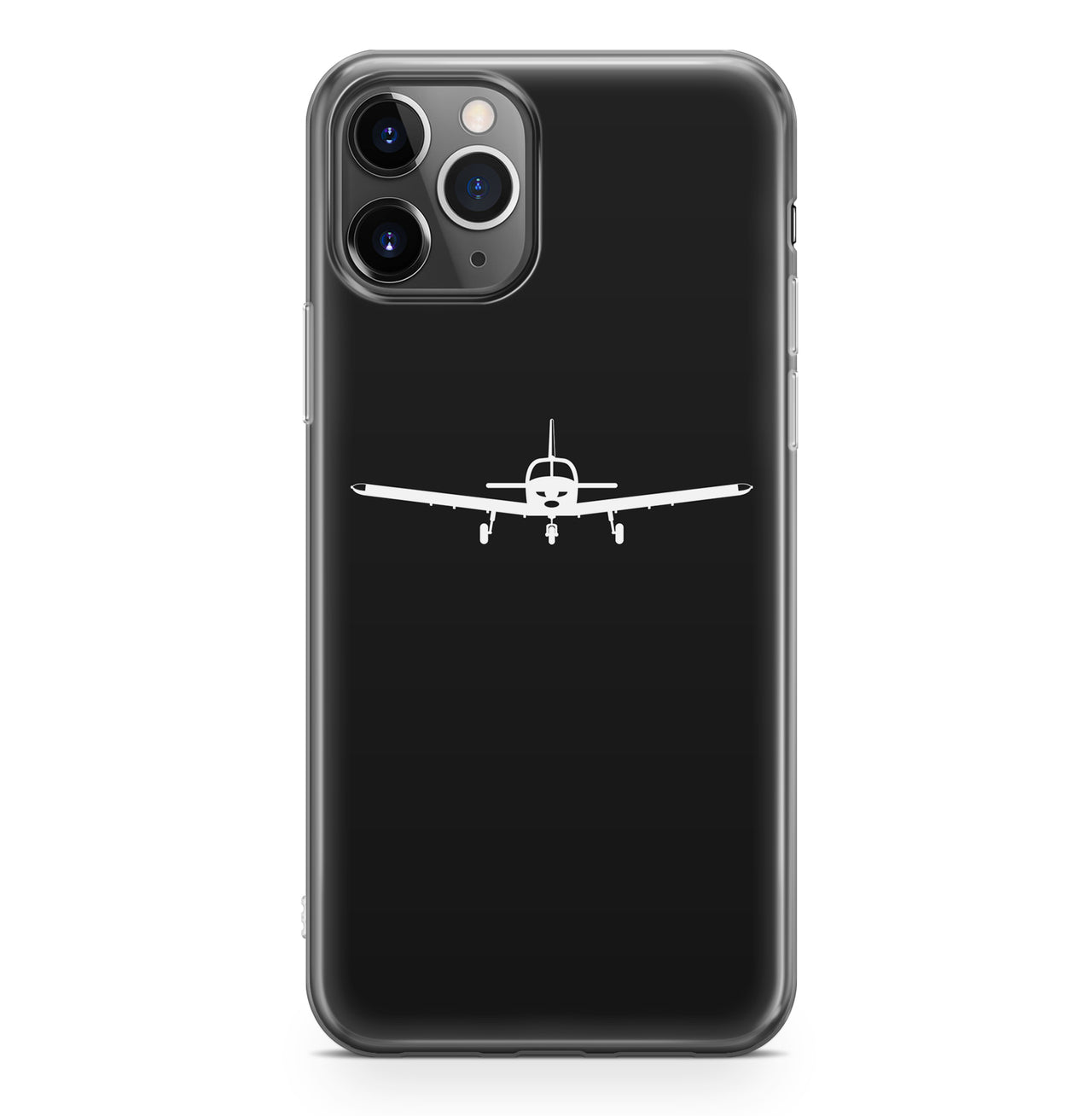 Piper PA28 Silhouette Plane Designed iPhone Cases