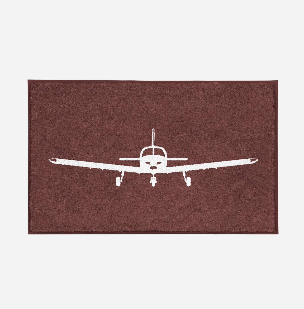 Piper PA28 Silhouette Plane Designed Door Mats