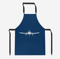 Thumbnail for Piper PA28 Silhouette Plane Designed Kitchen Aprons