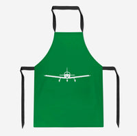 Thumbnail for Piper PA28 Silhouette Plane Designed Kitchen Aprons
