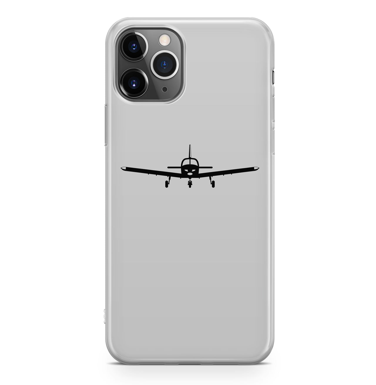 Piper PA28 Silhouette Plane Designed iPhone Cases