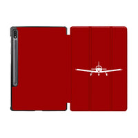 Thumbnail for Piper PA28 Silhouette Plane Designed Samsung Tablet Cases