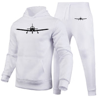 Thumbnail for Piper PA28 Silhouette Plane Designed Hoodies & Sweatpants Set