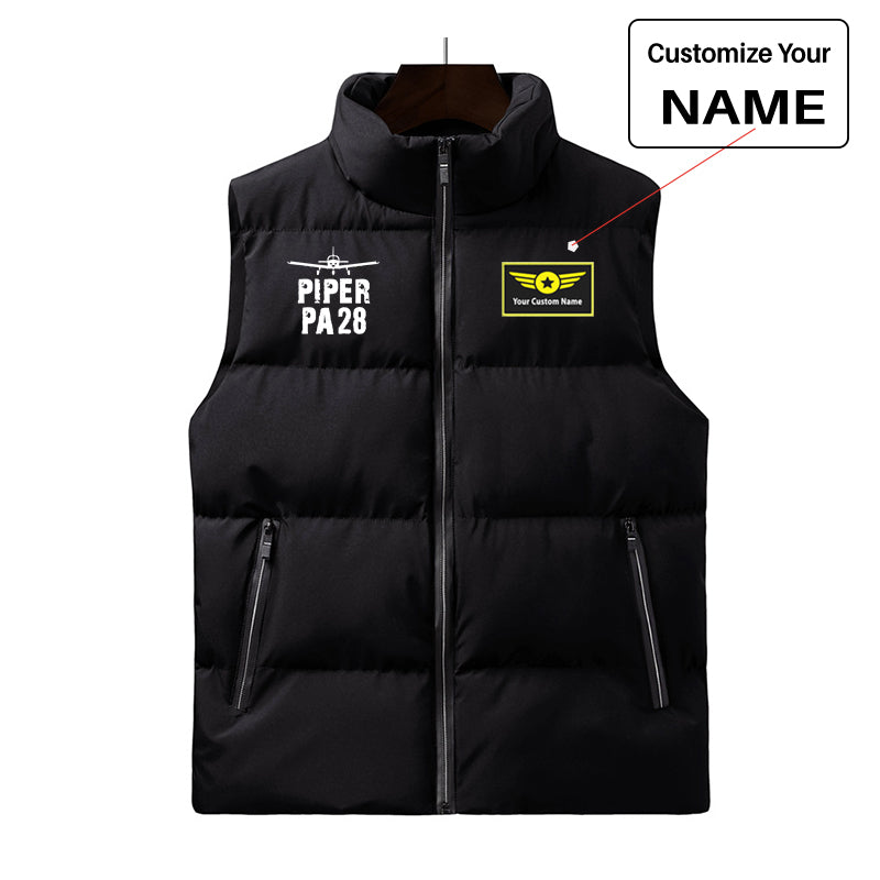 Piper PA28 & Plane Designed Puffy Vests