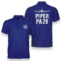 Thumbnail for Piper PA28 & Plane Designed Double Side Polo T-Shirts