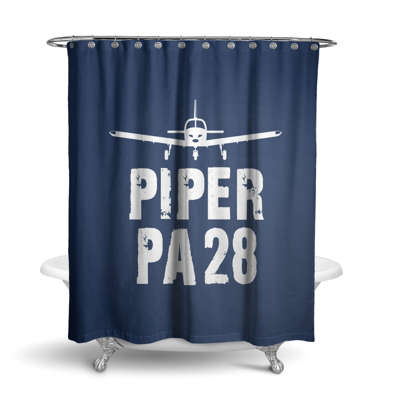 Piper PA28 & Plane Designed Shower Curtains