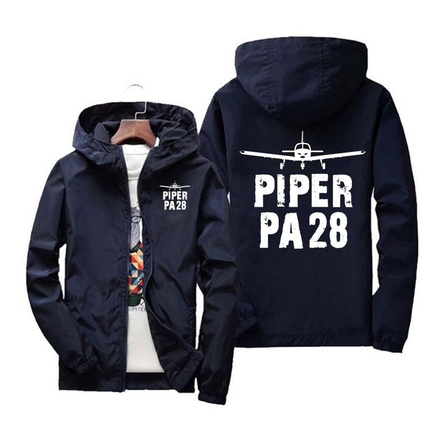 Piper PA28 & Plane Designed Windbreaker Jackets