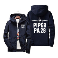 Thumbnail for Piper PA28 & Plane Designed Windbreaker Jackets