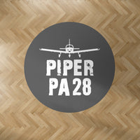 Thumbnail for Piper PA28 & Plane Designed Carpet & Floor Mats (Round)