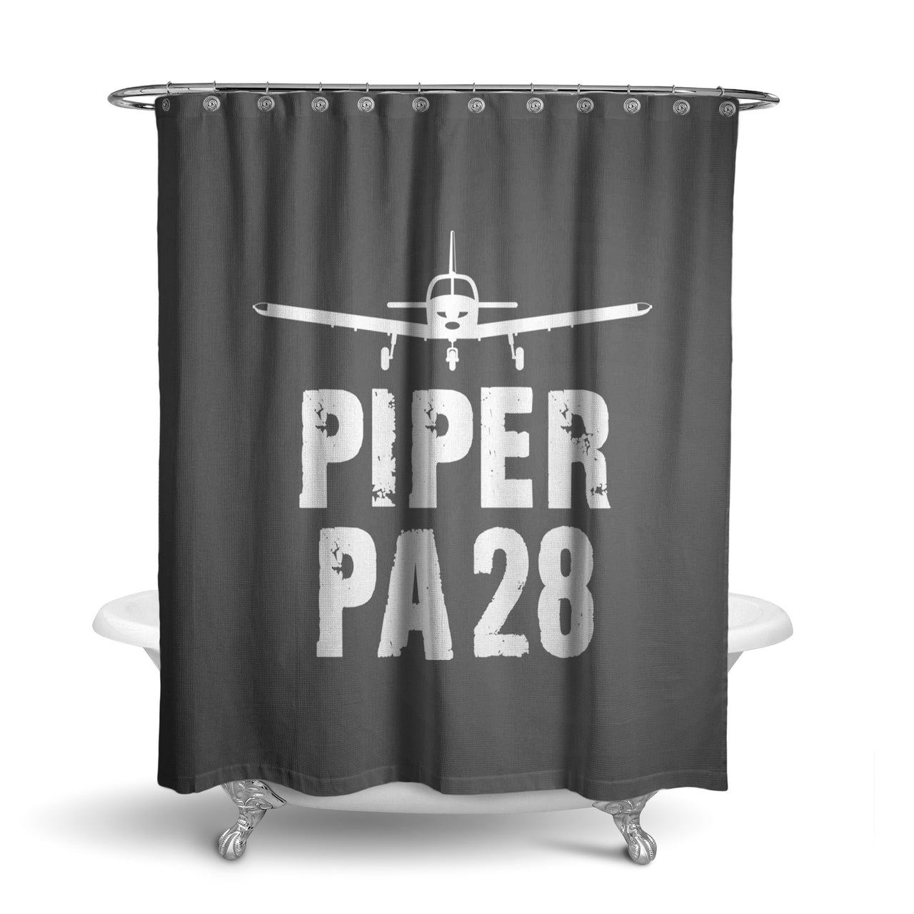 Piper PA28 & Plane Designed Shower Curtains