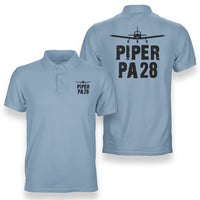 Thumbnail for Piper PA28 & Plane Designed Double Side Polo T-Shirts